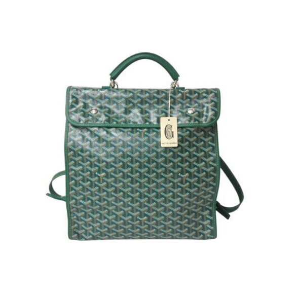 Goyard Handbags - GOYARD Saint Leger Backpack Goyardine canvas green